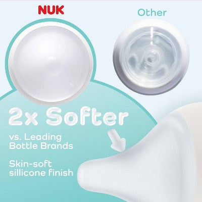 NUK Perfect Match Bottle Nipples - Medium Flow - 2pk