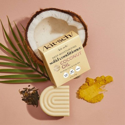 Kitsch-Mass Coconut Oil Deep-Moisturizing Solid Conditioner Bar - 2.7oz