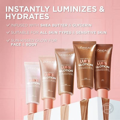 L'Oreal Paris True Match Lumi Glotion Natural Glow Enhancer - 905 Rich- 1.35floz
