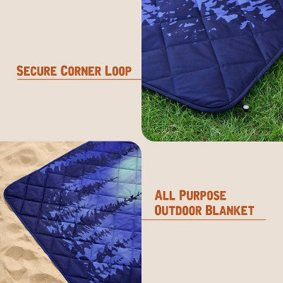 Weatherproof Vintage Stars Throw Blanket