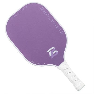 PBPRO Signature Carbon Fiber Pickleball Paddle - Lavender: Polypropylene Core, Traditional Frame