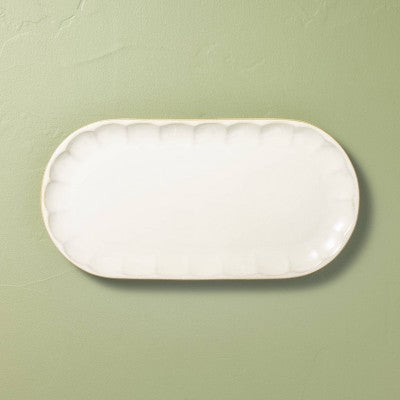 Serve Plate Sour Cream - Hearth & Hand with Magnolia