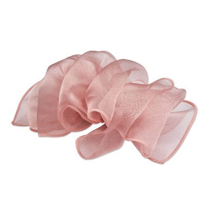 scunci be-u-tiful Chiffon Bow Barrette Clip - Pink