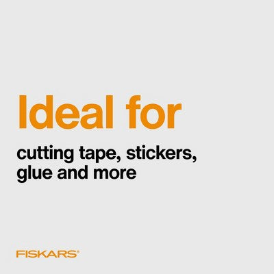 Fiskars Performance 8" Softgrip Non-Stick Titanium Fashion Scissors Black