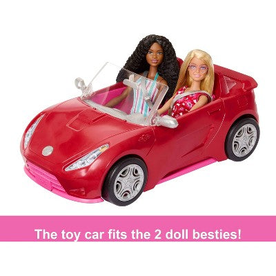 Barbie Playset with 2 Fashion Dolls, Convertible Toy Car & Pool (LOCAL PICKUP ONLY)