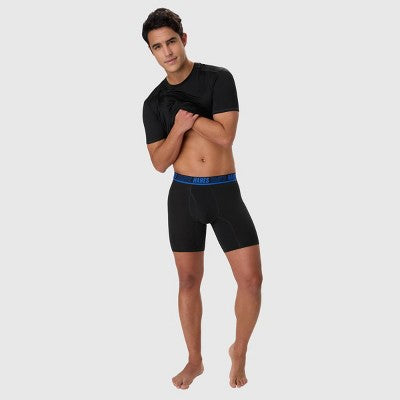 Hanes Men's Anti-Chafe X-Temp Boxer Briefs 3pk - Black L