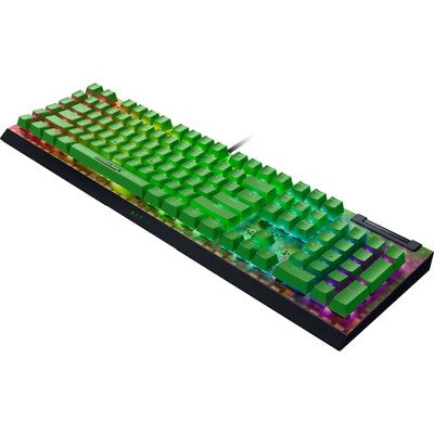 Razer BlackWidowV4 X Gaming Keyboard Green Switch - Minecraft Edition: No Wireless Tech