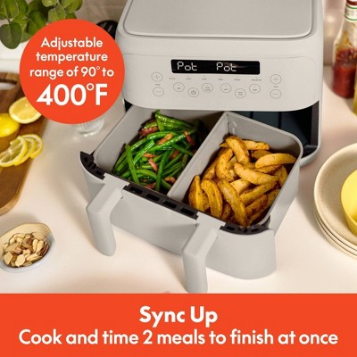 bella 4qt TriZone Air Fryer Oatmilk