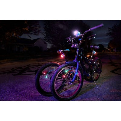 Brightz Ride LED - Star: ABS Bike Lights, Handlebar & Seat Post Mount, 11-Hour Battery