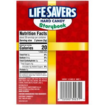Life Savers Hard Christmas Candy Story Book - 6.84oz