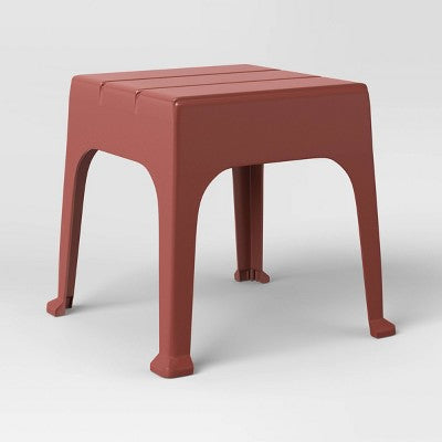 Resin Patio Accent Table Cinnamon - Room Essentials