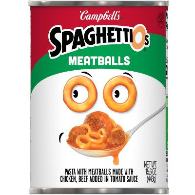SpaghettiOs Canned Pasta with Meatballs - 15.6oz