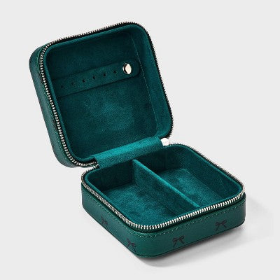 Girls' Bow Print Jewelry Organizer - Cat & Jack Green