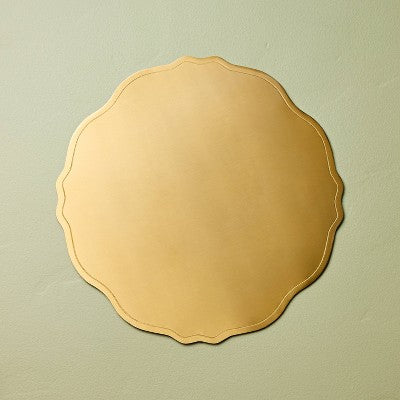 13" Novelty Charger Gold - Hearth & Hand with Magnolia