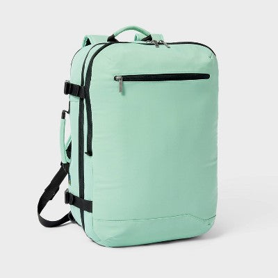 35L Travel Backpack - Open Story? Sage Green: Softside Water Repellent Twill