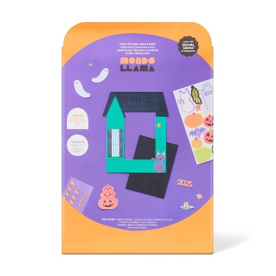 2ct Halloween Craft Foam Frame Kit - Mondo Llama