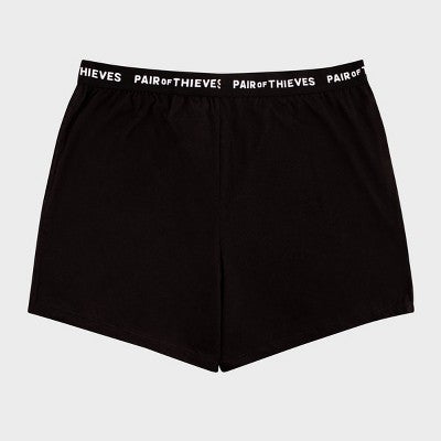 Pair of Thieves Men's Super Soft Boxer Shorts - Black L