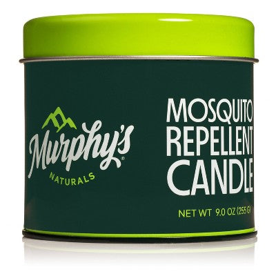 9oz 30-Hour Repellent Candle Tin - Murphy's Naturals: DEET-Free Outdoor Bug Protection, 10ft Coverage Area