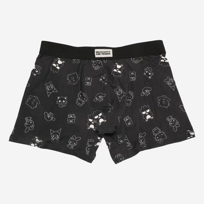 Men's Sanrio Boxer Briefs 2pk - Dark Gray/Black S