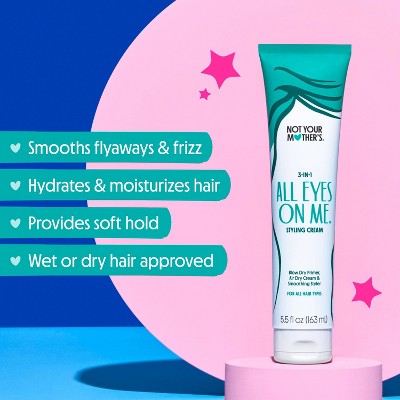 Not Your Mother's All Eyes On Me 3-in-1 Cream - 2 fl oz: Shine Enhancing, For All Hair Types