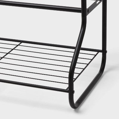4-Tier Shoe Rack with Basket - Brightroom (LOCAL PICKUP ONLY)