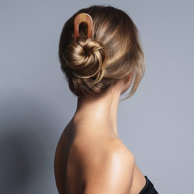 The Hair Edit Epic Extra Large Chignon French Hair Pin: For All Hair Types, Acetate Material, Hair Styling Accessory