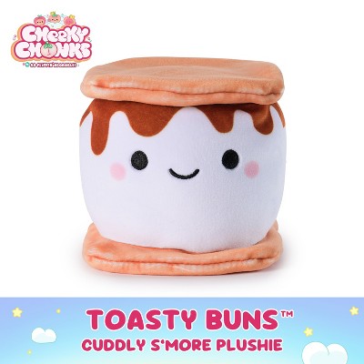 Cheeky Chonks 4.5" Toasty Buns Reversible Plush