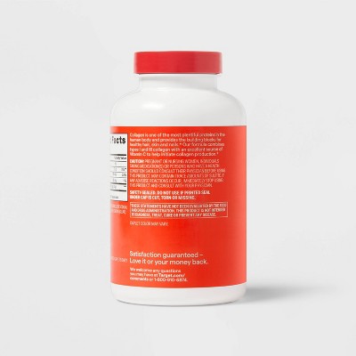 Collagen + Vitamin C Tablets - 200ct - up&up