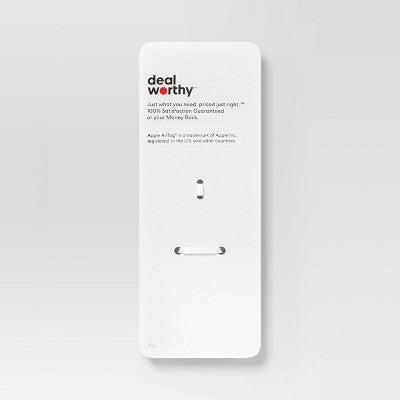 AirTag Silicone Keychain - dealworthy Black