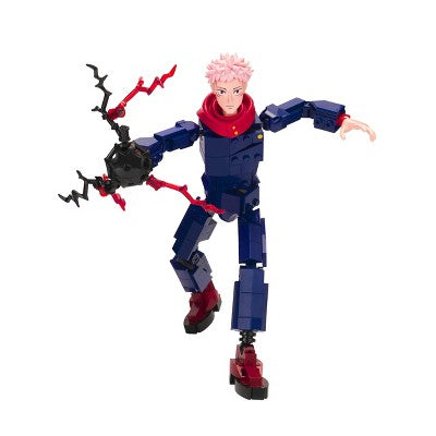 Jujutsu Kaisen Yuji Itadori Buildable Action Figure Construction Set - 298pc