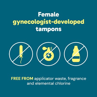 o.b. Original Tampons - Applicator-Free - Unscented - Super Plus - 40ct