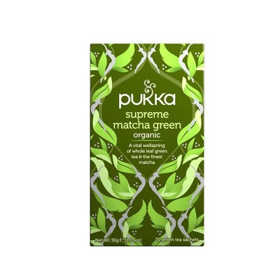 Pukka Supreme Matcha Green Organic Tea Bags - 20ct
