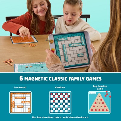 Games On the Go Tin Travel Game Set for Kids Ages 3-6+