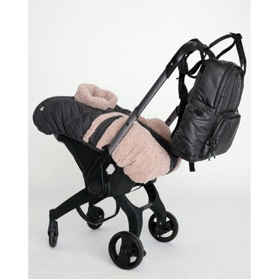 7am Enfant Diaper Bag Backpack with Portable Changing Pad - Water Resistant Shell - Black