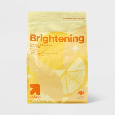 Brightening Epsom Salt with Sparkling Citrus Scent - 48oz - up&up: Paraben-Free Bath Soak Salts for Normal Skin