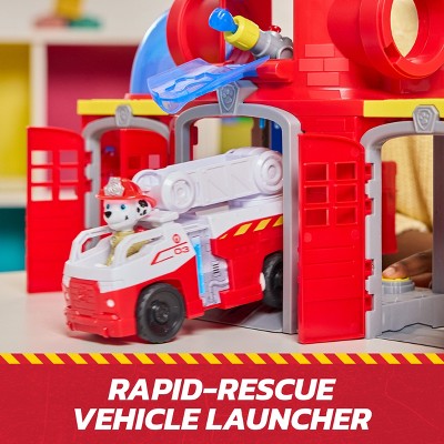 PAW Patrol Fire Rescue Command Center with Marshall Figure