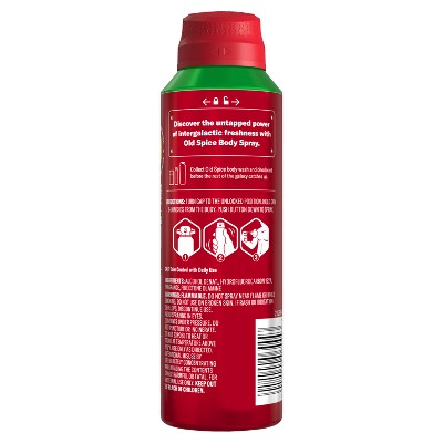 Old Spice x The Super Mario Galaxy 24/7 Odor Control Aluminum-Free Deodorant Body Spray - Desert Detour - 5.1 fl oz