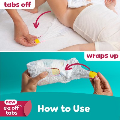 Pampers Swaddlers 360 Disposable Diapers - Size 6 - 17ct: Diaper Weight Range 35+ lbs, Polypropylene, Spandex