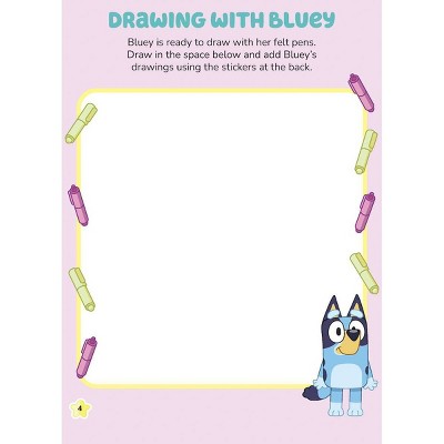 Bluey Stickertivity: Best Friends - by Dienesa Le (Paperback)