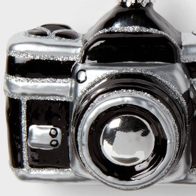 Glass Camera Christmas Tree Ornament - Wondershop