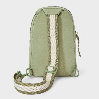Boys' Sling Bag - Cat & Jack Olive Green