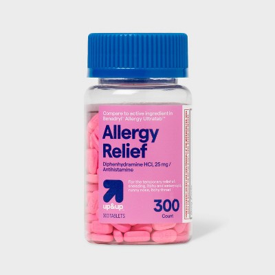 Diphenhydramine HCI Allergy Relief Tablets - 300ct - up&up