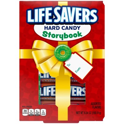 Life Savers 5 Flavors Christmas Hard Candy Storybook Gift Box - 6.84oz