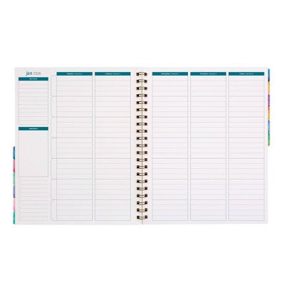 Inspired by Erin Condren 2025-2026 12 month Dated Teacher Lesson Planner Colorblock Lilac, Teacher Supplies