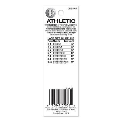 Shoe Gear Oval Shoe Laces - White 36": Nylon Shoelaces, 0.2" Width, Shoe Accessories
