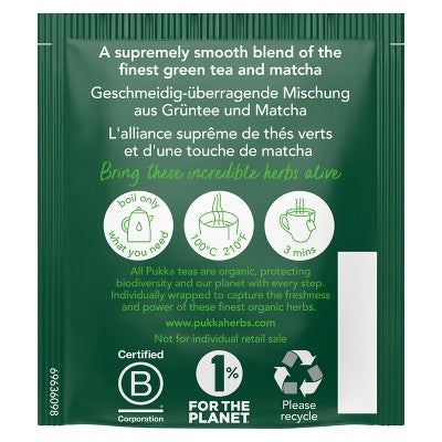 Pukka Supreme Matcha Green Organic Tea Bags - 20ct