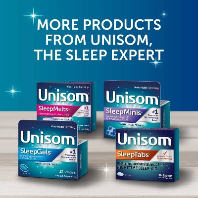 Unisom SleepTabs Sleep-Aid Tablets - Doxylamine Succinate - 32ct