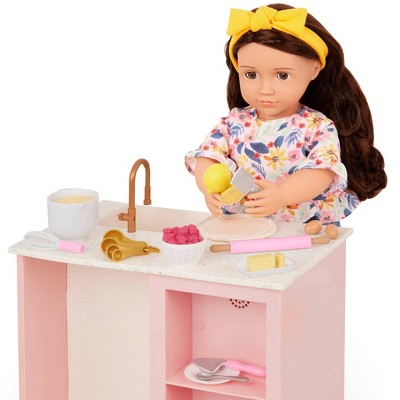 Our Generation Tasty Pastry Dessert Play Food Baking Accessory Set for 18'' Dolls