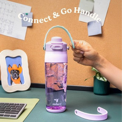 Reduce 24oz Aura Tritan Water Bottle Dark Green: Leakproof, Dishwasher-Safe, Portable Drinkware for All Ages
