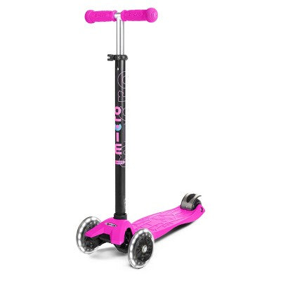 Micro Kickboard Maxi Kick Scooter with LED Lights - Pink (LOCAL PICKUP ONLY)